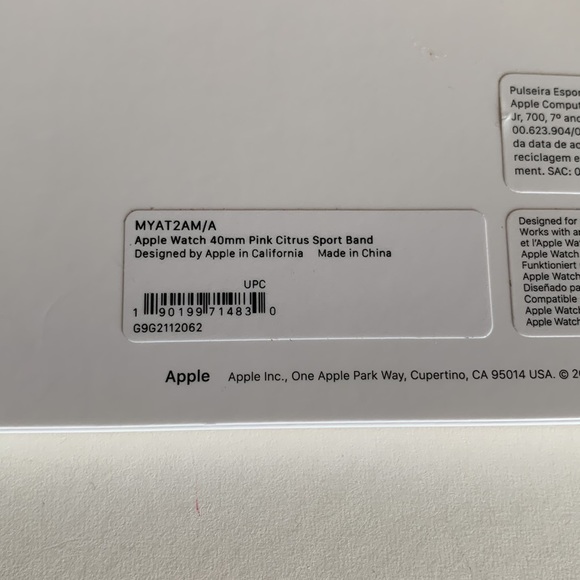 Apple Watch Band - Sport Band (40mm) - Picture 5 of 6